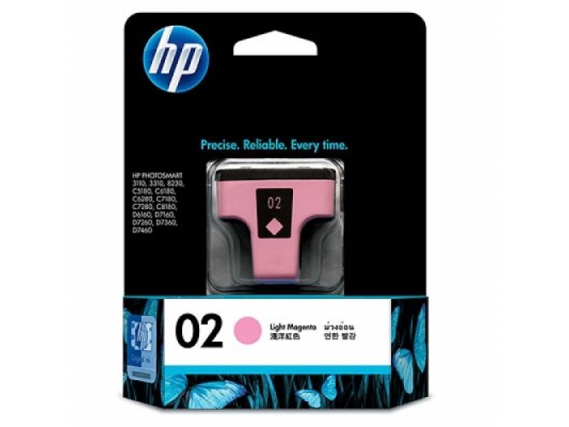 Genuine HP 02 C8775WA Light Magenta Ink Cartridge 350 Print