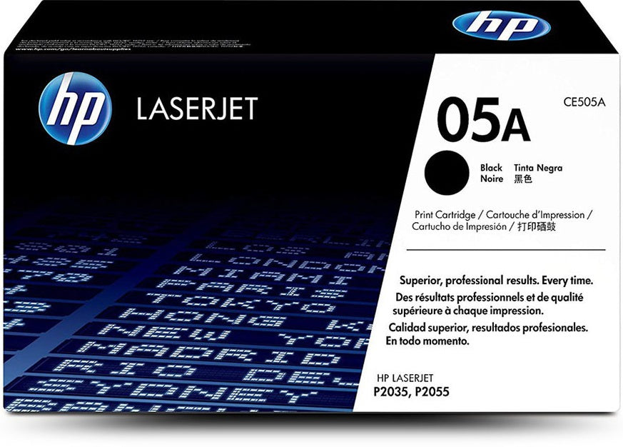 Genuine HP 05A CE505A Black Toner Cartridge 2300 yield