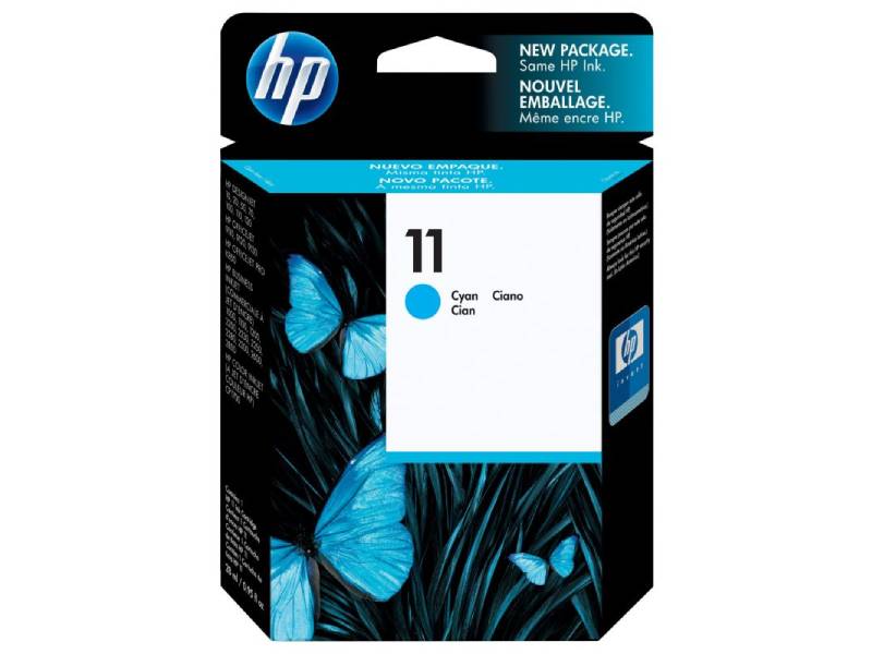 HP 11 C4836A Cyan Genuine Ink Cartridge 1,830 Print