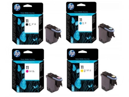 HP 80 C4823A Yellow Printhead & Printhead Cleaner