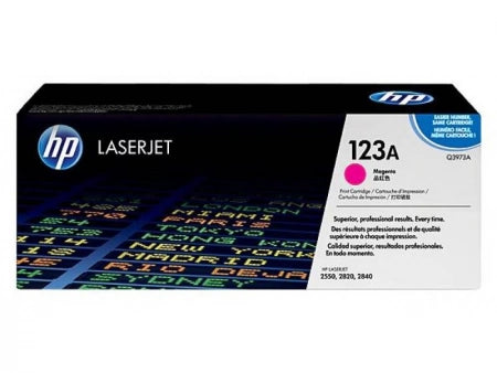 HP 123A Q3973A  Magenta Genuine Toner Cartridge 2,000 Prints