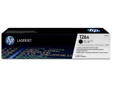 Genuine HP 126A CE310A Black Toner Cartridge 1,200 Pages