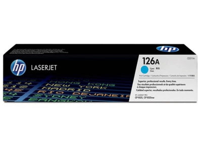 Genuine HP 126A CE311A Cyan Toner Cartridge 1,000 Pages