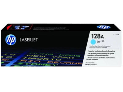 Genuine HP 128A CE321A Cyan Toner Cartridge 1,300 Prints