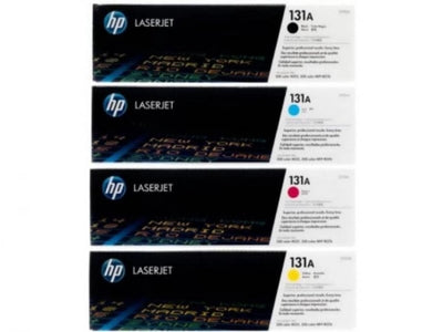 Genuine 4 Pack HP 131A 131X Toner Cartridges CF210X-CF212A 1BK,1C,1M,1Y