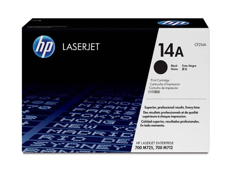 Genuine HP CF214A 14A Black Toner Cartridge 10,000 Page
