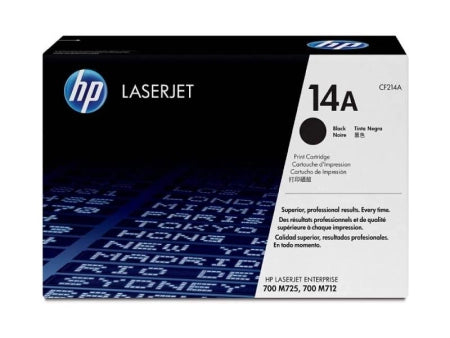 Genuine HP CF214A 14A Black Toner Cartridge 10,000 Pages