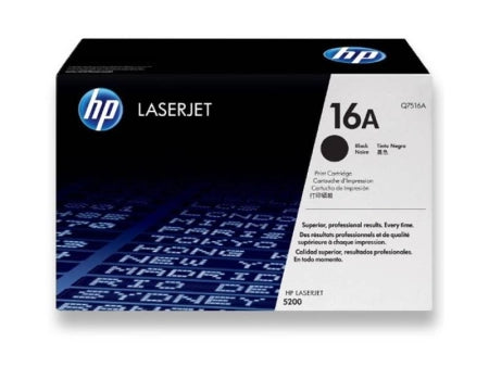 Genuine HP 16A Q7516A Toner Cartridge - 12,000 Pages