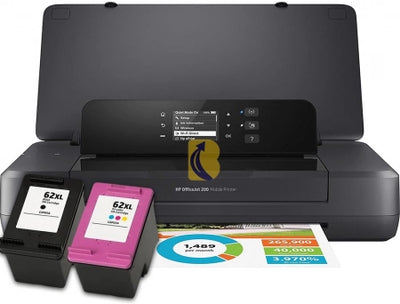 HP OfficeJet 200 Mobile Printer + Compatible Inks Bundle