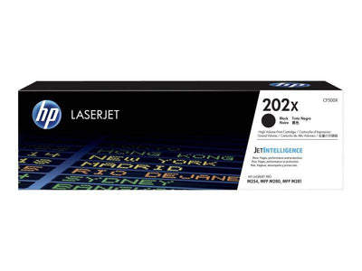 Genuine HP 202X CF500X Black Toner Cartridge 3,200 Page