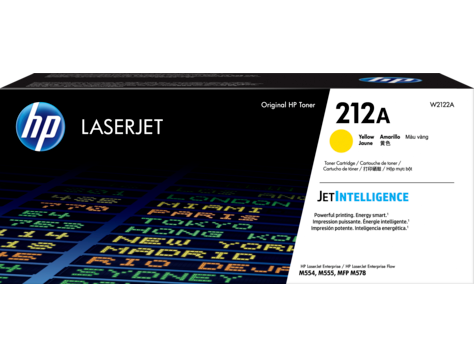 Genuine HP 212A W2122A Yellow Toner Cartridge