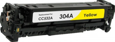 HP 304A CC532A Yellow Compatible Toner Cartridge 2,800 Prints