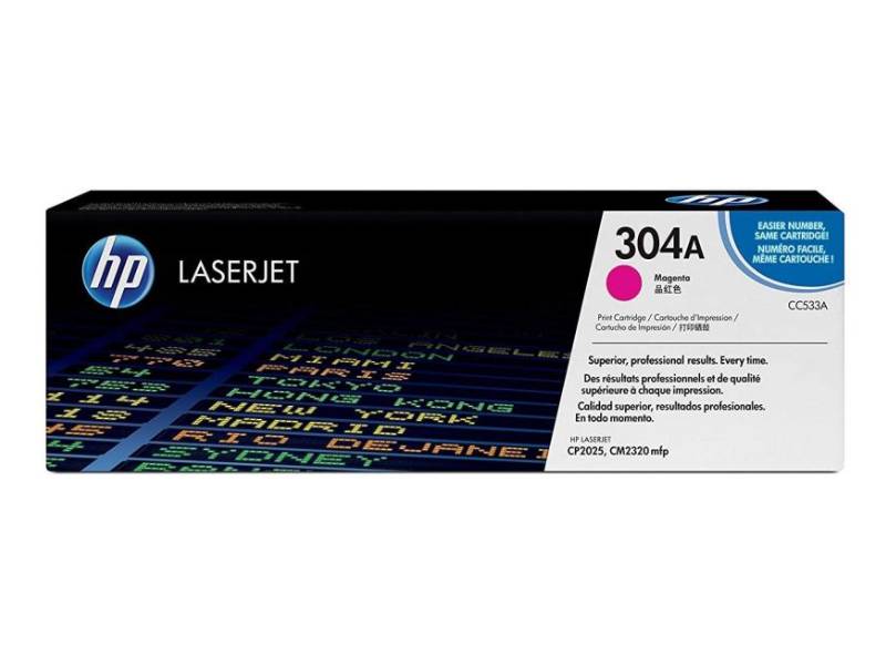 Genuine HP 304A CC533A Magenta Toner Cartridge 2,800 Page