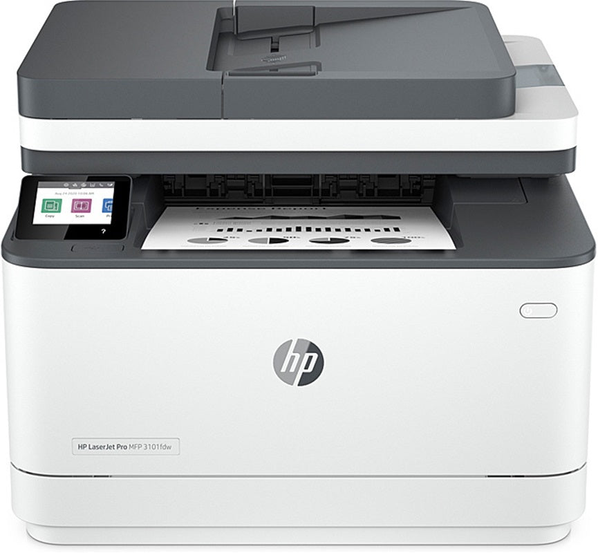 HP LaserJet Pro 3101fdw A4 Mono Multifunction Printer 33ppm USB / Ethernet / Wi-Fi Scan / Copy / Fax
