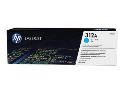 Genuine HP 312A CF381A Cyan Toner Cartridge 2,700 Pages
