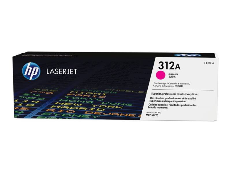 Genuine HP 312A CF383A Magenta Toner Cartridge 2,700 Page