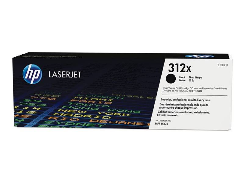 Genuine HP 312X CF380X Black Toner Cartridge 4,400 Page