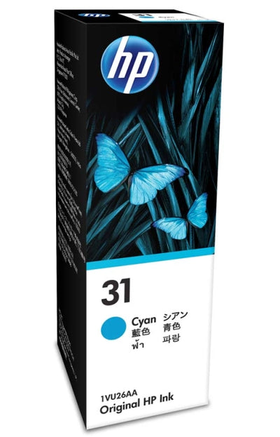 Genuine HP 31 1VU26AA Cyan Ink Cartridge 8,000 Prints