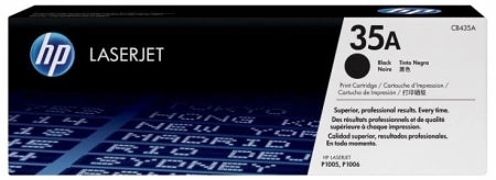 Genuine HP 35A CB435A Black Toner Cartridge 1500 Prints