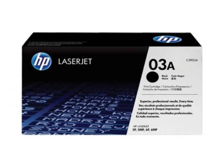 Genuine HP 03A C3903A Black Toner Cartridge 4,000 Prints