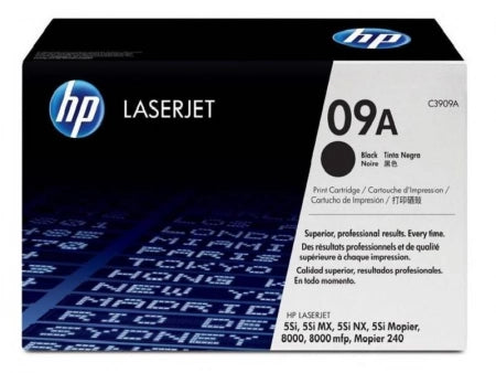 Genuine HP 09A C3909A Black Toner Cartridge 15,000 Pages