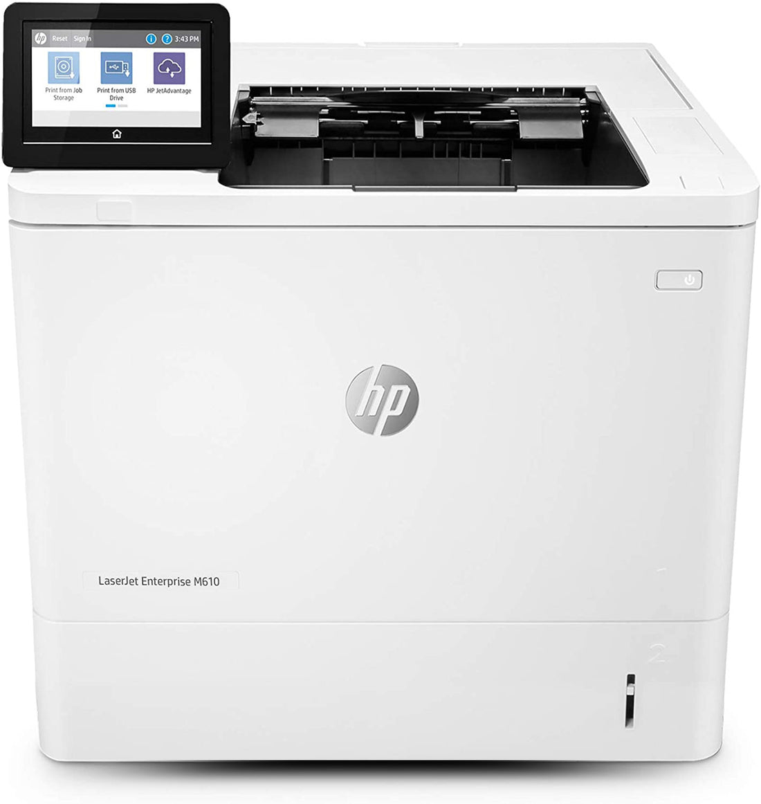 HP LaserJet Enterprise M610dn A4 Mono Laser Printer 7PS82A built-in ethernet &amp; 2-sided printing