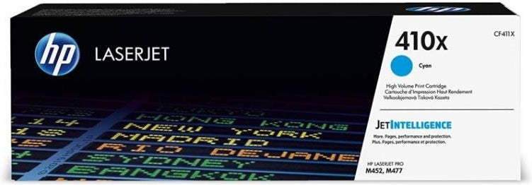 Genuine HP 410X CF411X Cyan Toner Cartridge 5,000 Print