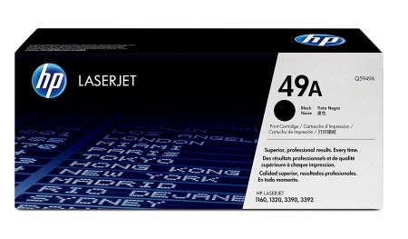 Genuine HP 49A Q5949A Black Toner Cartridge 2,500 Prints