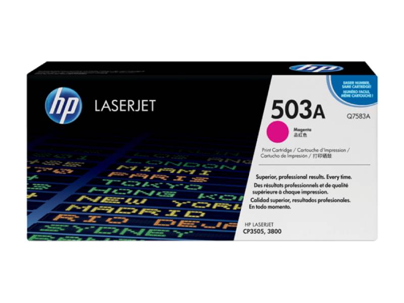 HP 503A  Q7583A Magenta Genuine Toner Cartridge 6,000 Print