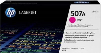 Genuine HP 507A CE403A Magenta Toner Cartridge 6,000 Pages