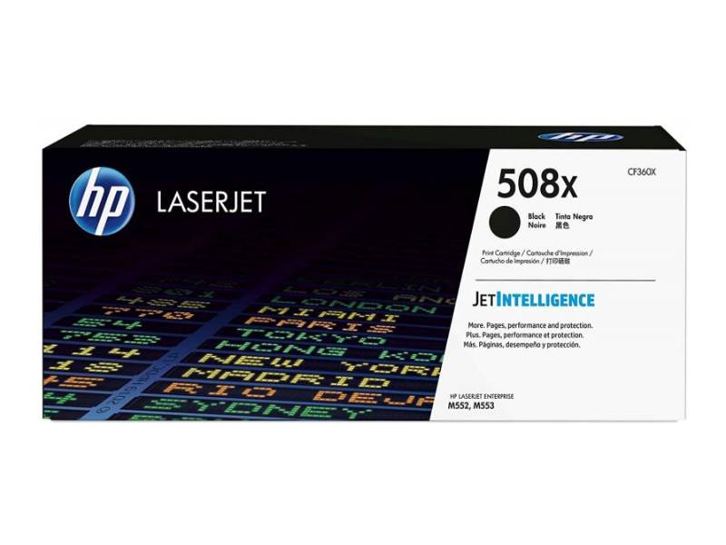 Genuine HP 508X CF360X Black Toner Cartridge 12,500 Print