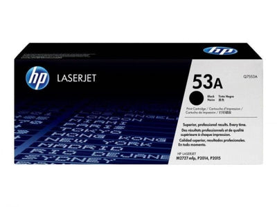 Genuine HP 53A Q7553A Black Toner Cartridge 3,000 Prints