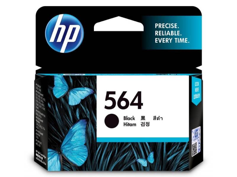 Genuine HP 564 Black Ink Cartridge CB316WA 250 Page