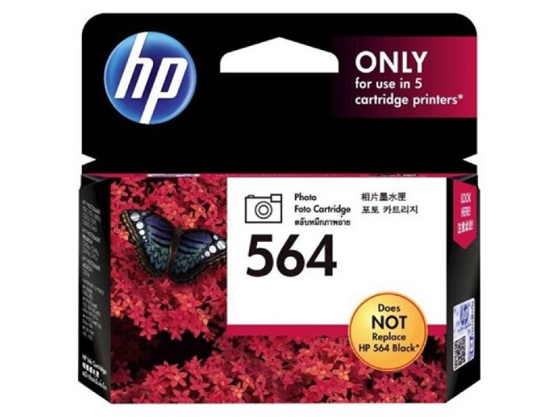 Genuine HP 564 Photo Black Ink Cartridge CB317WA 130 Page