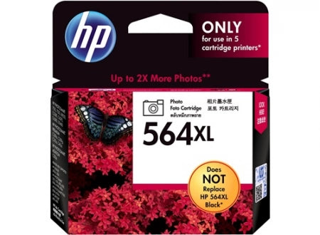Genuine HP 564XL Black Ink Cartridge CB322WA 290 Pages