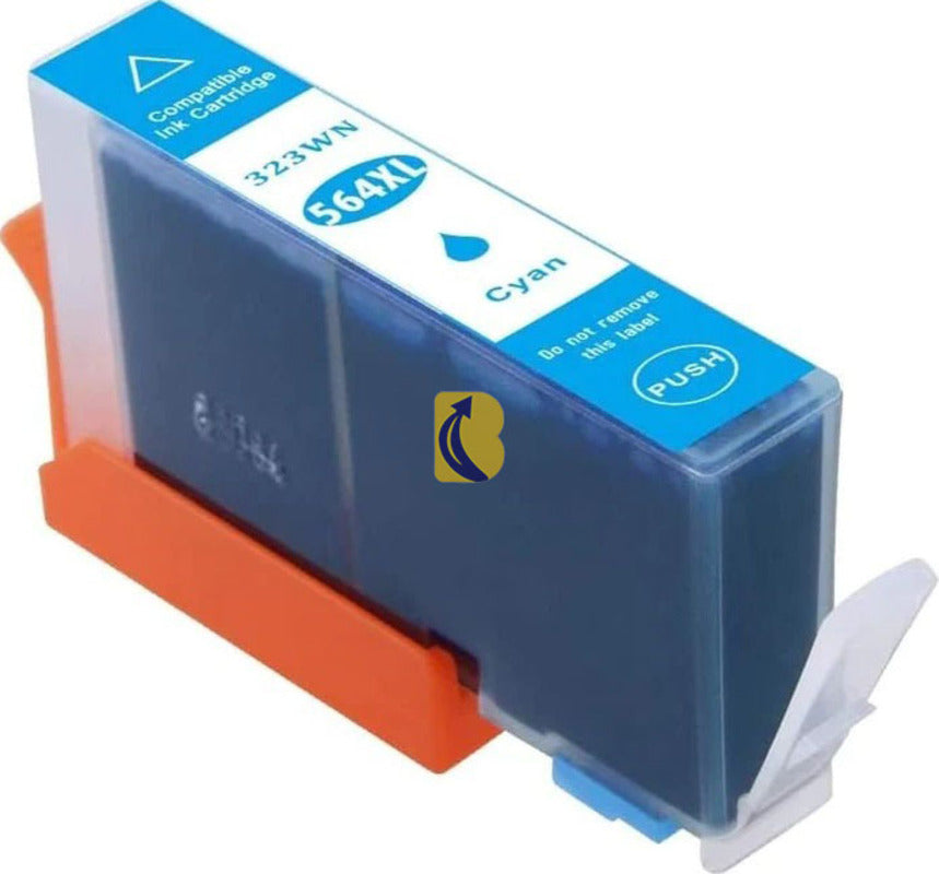 HP 564XL Cyan Compatible Ink Cartridge 750 Print