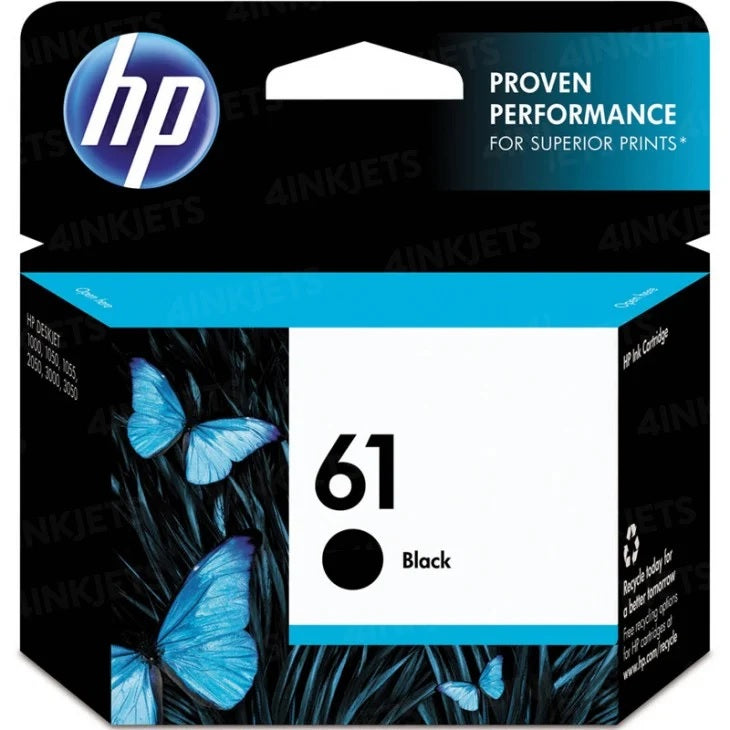 Genuine HP 61 Black Ink Cartridge 190 Page