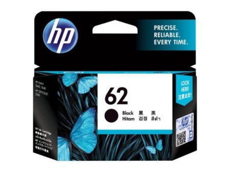 Genuine HP 62 C2P04AA Black Ink Cartridge 200 Prints