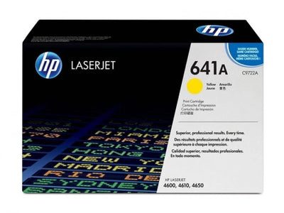 Genuine HP 641A  C9722A Yellow Toner Cartridge 8,000 Prints