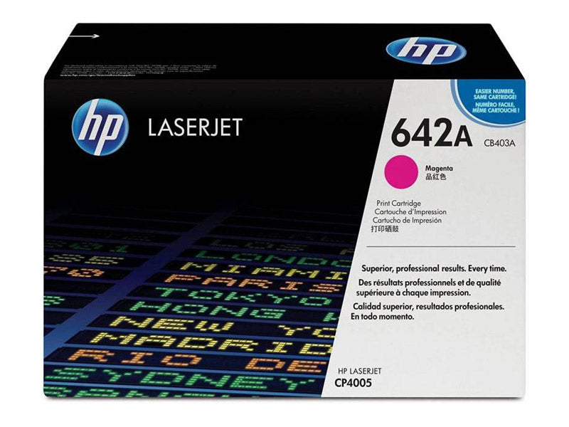 HP 642A  CB403A Magenta Genuine  Toner Cartridge 7,500 Print