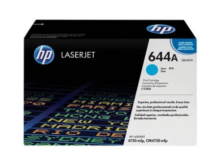HP 644A Q6461A Cyan Genuine Toner Cartridge 12,000 Prints