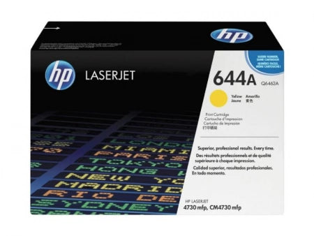 HP 644A Q6462A Yellow Genuine Toner Cartridge 12,000 Prints