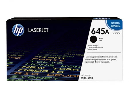 Genuine HP 645A C9730A Black Toner Cartridge 13,000 Prints
