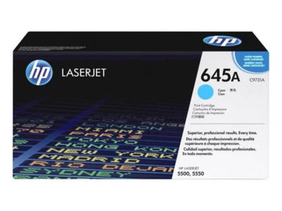 Genuine HP 645A  C9731A Cyan Toner Cartridge 12,000 Prints