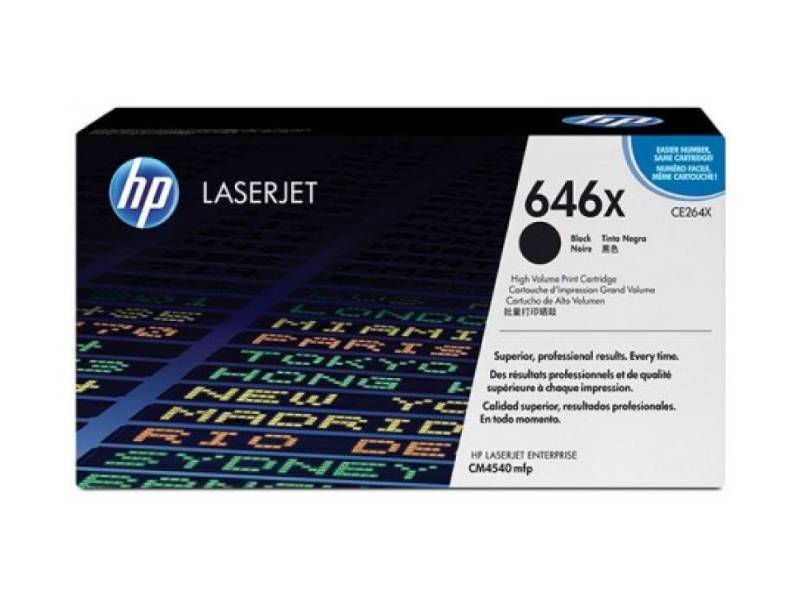 Genuine HP 646X CE264X Black Toner Cartridge 17,000 Print