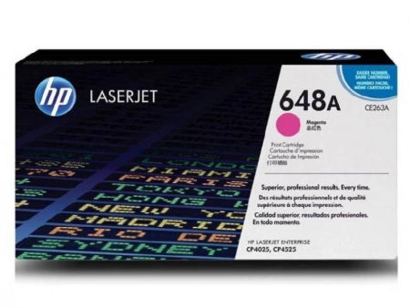 Genuine HP 648A CE263A Magenta Toner Cartridge 11,000 Prints