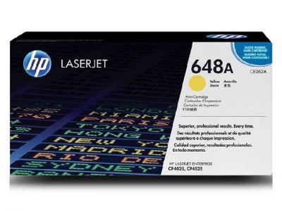 Genuine HP 648A CE262A Yellow Toner Cartridge 11,000 Prints