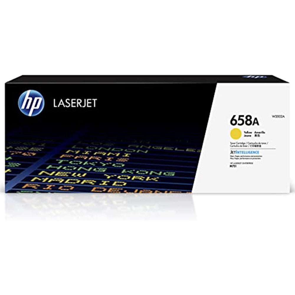 Genuine HP 658A W2002A Yellow Toner Cartridge 6,000 Page