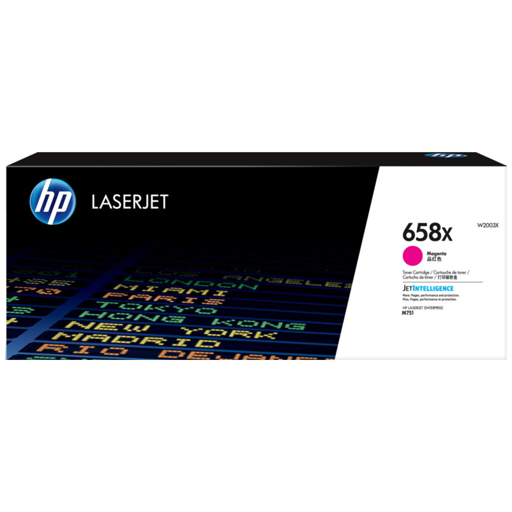 Genuine HP 658X W2003X Magenta Toner Cartridge 28,000 Page
