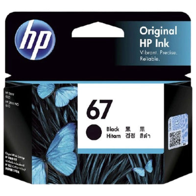 Genuine HP 67 Black Ink Cartridge 3YM56AA 120 pages